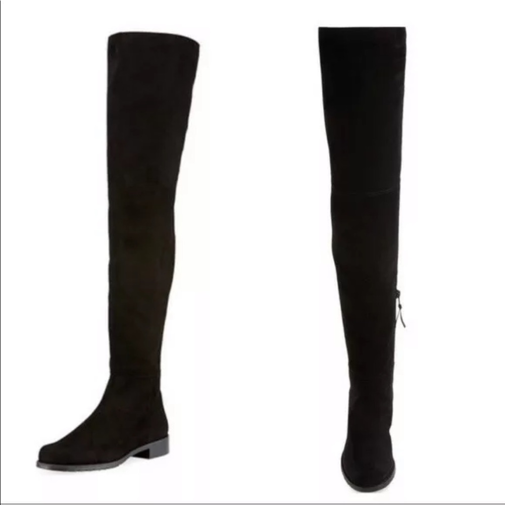 Stuart Weitzman 6M Hilo Thigh Suede Leather Boots